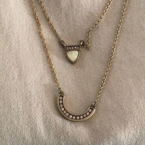 Double chain necklace